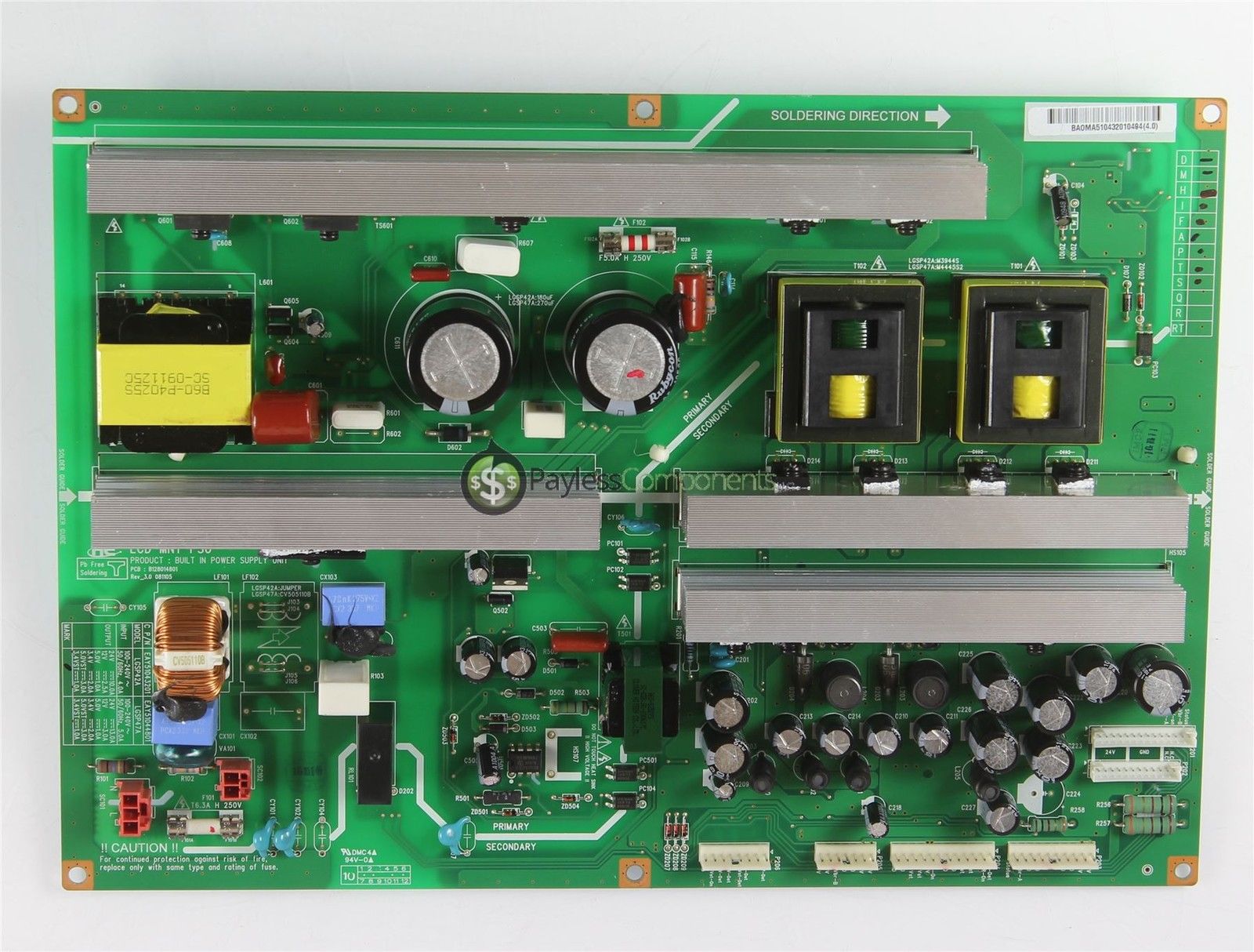Sony EAY51043201 Netzteilplatine LGSP42A FWD-S42H1